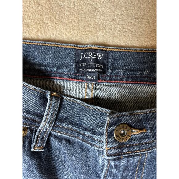 31 x 30 J.Crew The Sutton Mens Straight Leg Denim Jeans - Picture 3 of 4